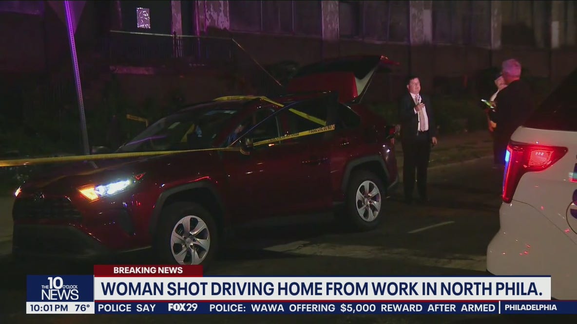 Police: Driver injured in crossfire shooting that erupted near busy Philadelphia rec center